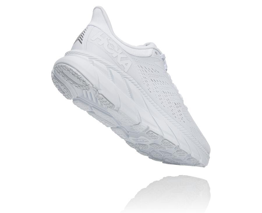 Hoka Australia One One Clifton 7 - Womens Running Shoes White - BXVYQ-0542